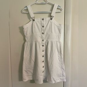 American Eagle white button front dress women’s Medium